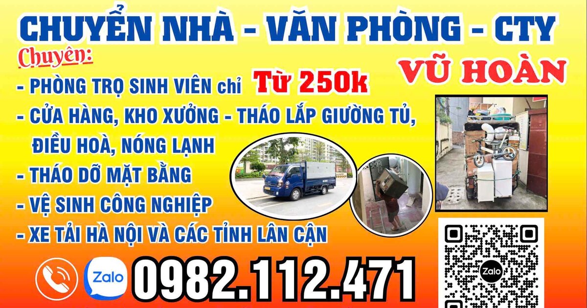 Chuyển Nhà Trọ Trọn Gói Long Biên – Đóng Gói Kỹ, Chuyển Dọn Tận Nơi